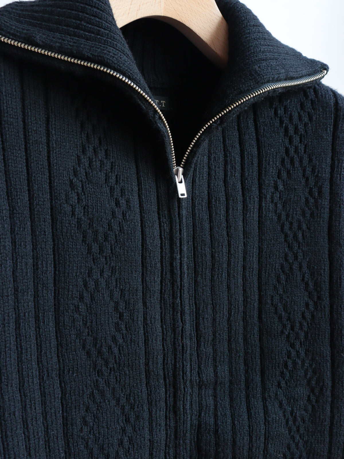 Lot.533 Zip-Up KnIt Blouson