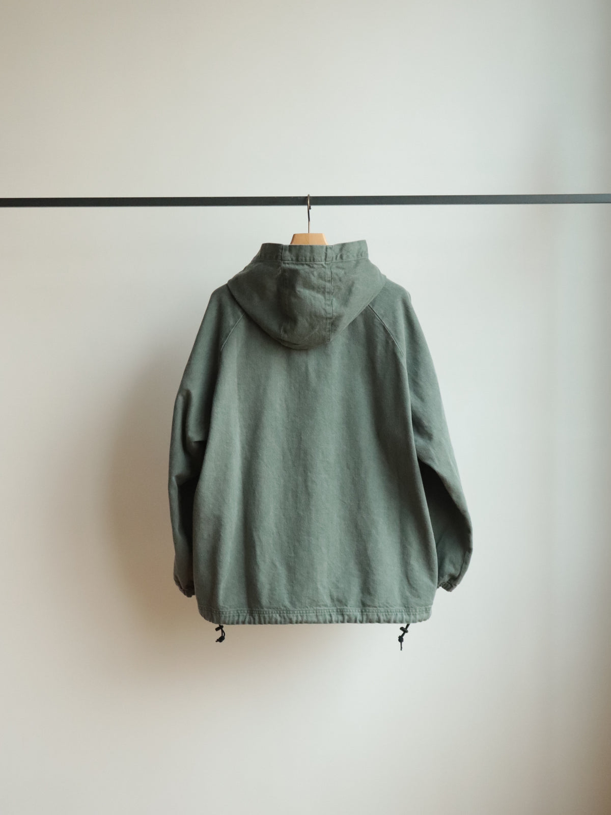 MOLE HOODED LS SHIRT PIGMENT DYE