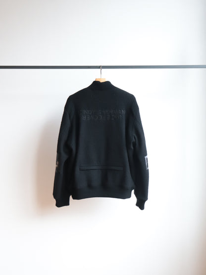 FLEECE VARSITY JACKET