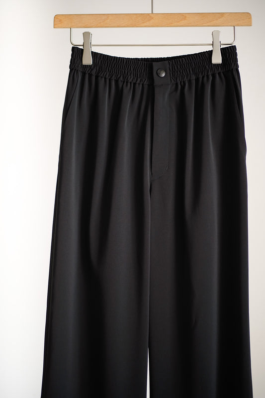 STRETCH WIDE LEG PANTS