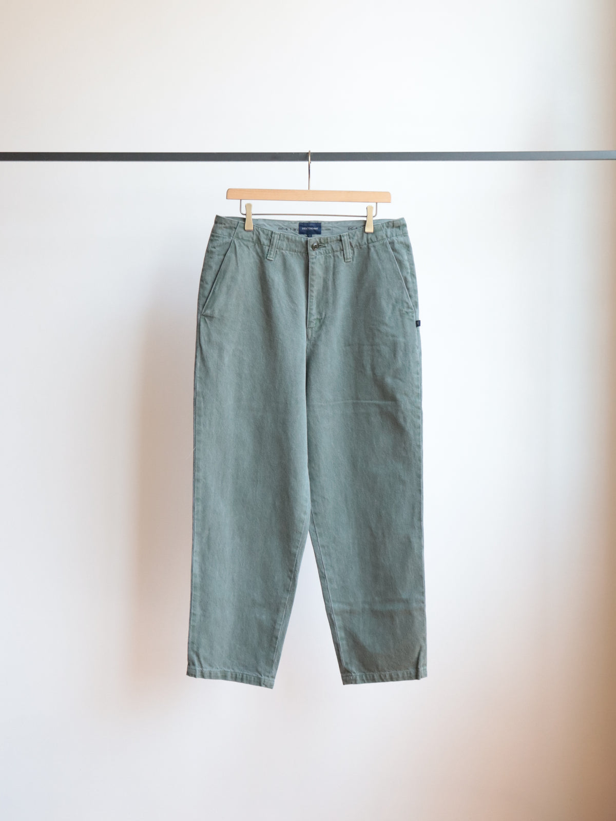 DC-6 TWILL TROUSERS PIGMENT DYE