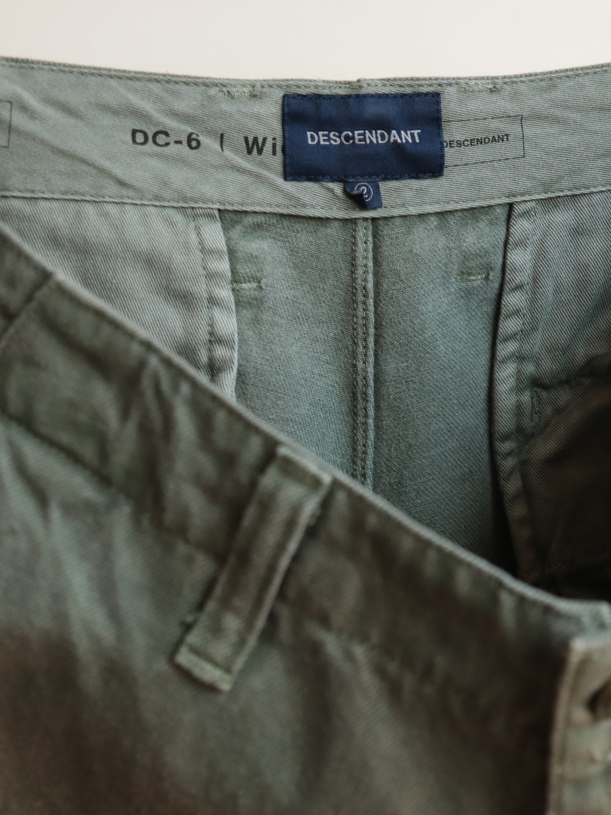 DC-6 TWILL TROUSERS PIGMENT DYE