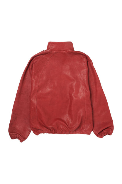 BASKETBALL SHOE POCKET LEATHER JACKET