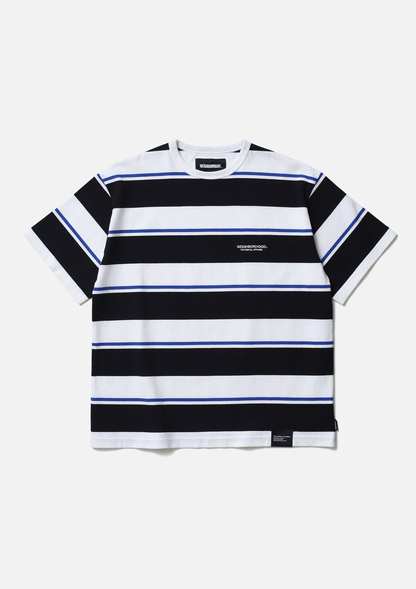 BORDER CREW NECK SS