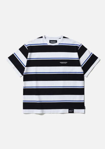 BORDER CREW NECK SS