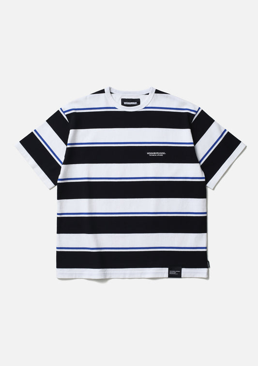 BORDER CREW NECK SS
