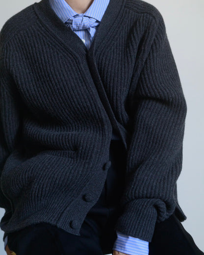 Ribbed Cardigan