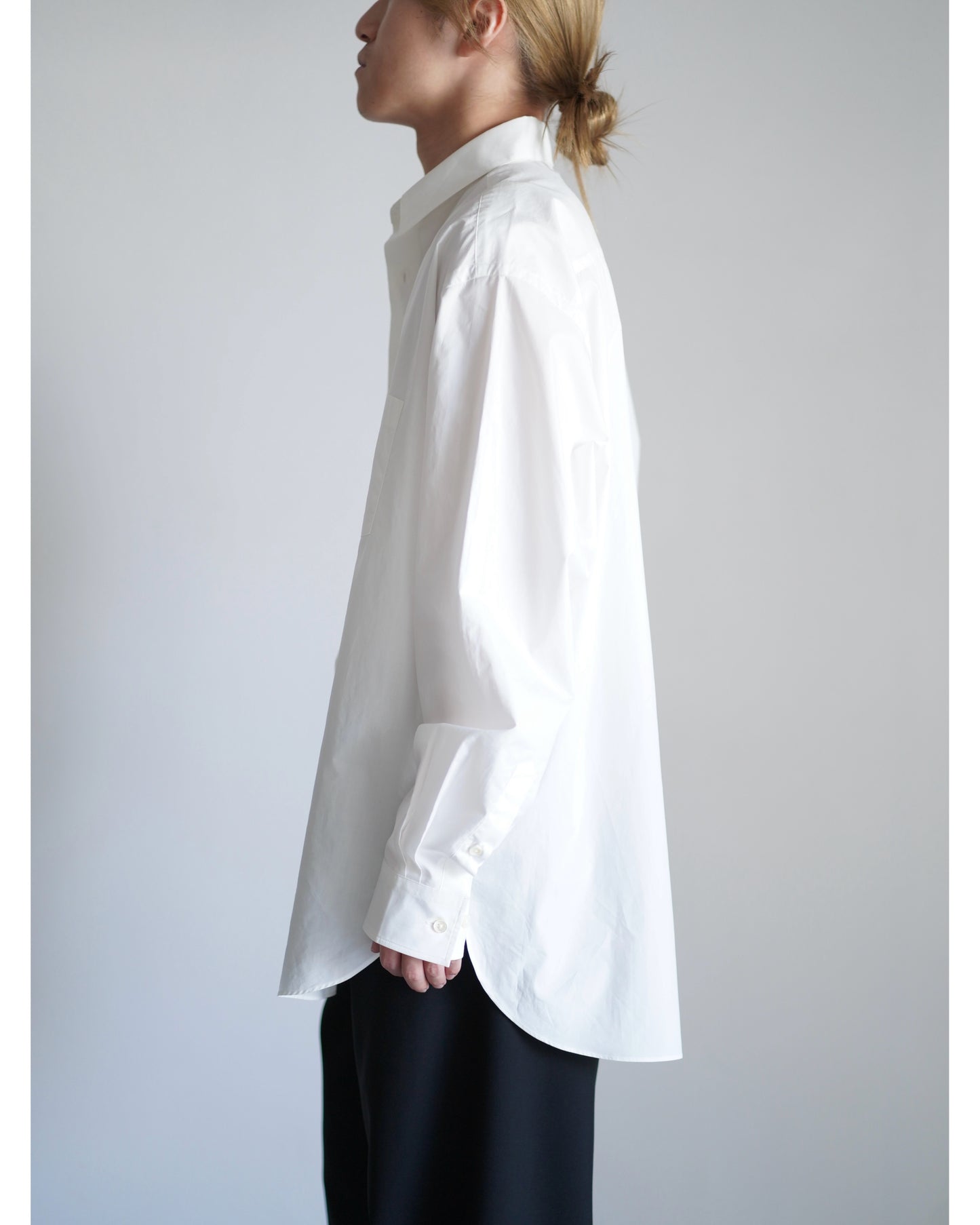 WASHED FINX TWILL BIG SHIRT