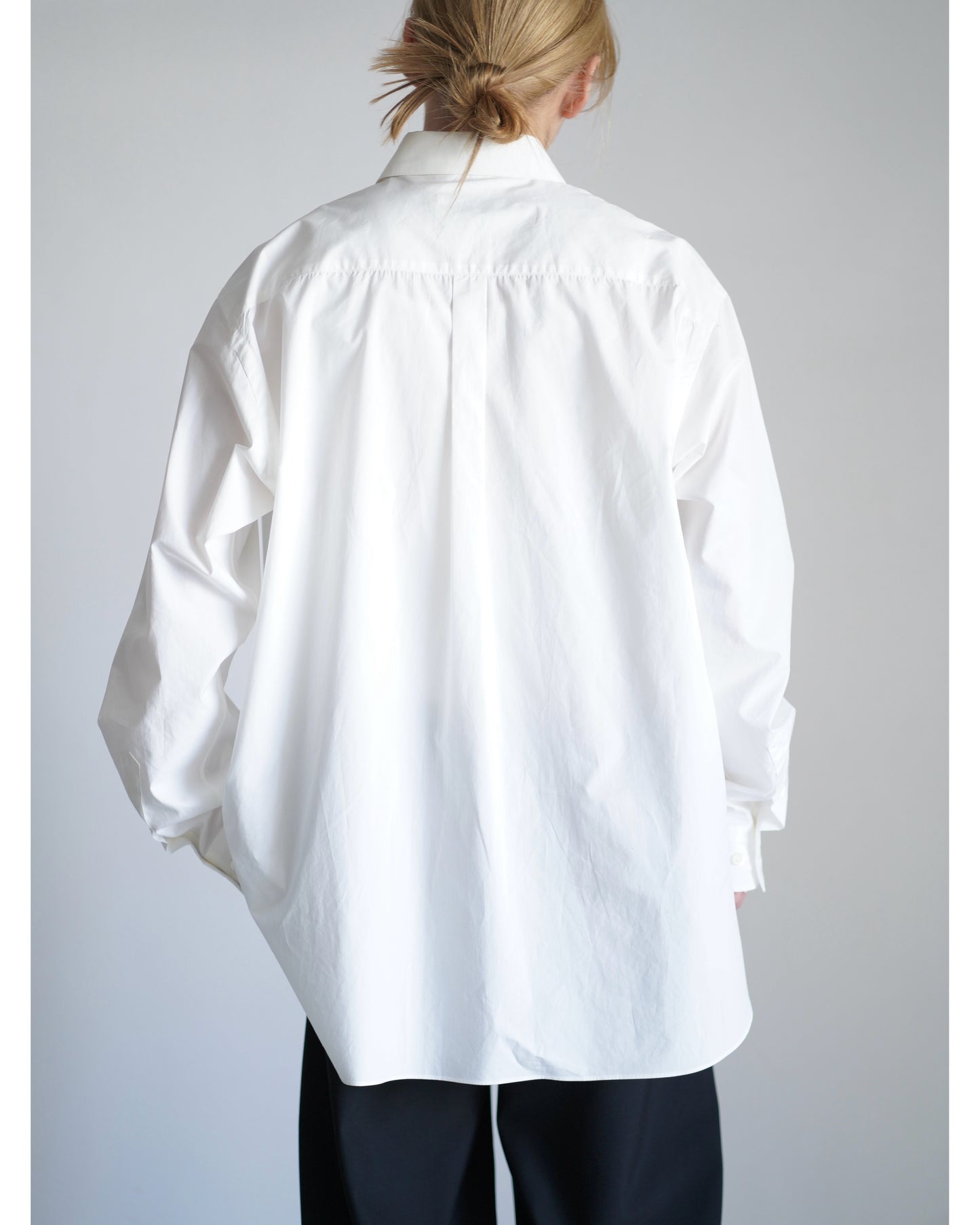 WASHED FINX TWILL BIG SHIRT