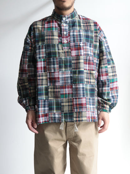 TETTY PULLOVER PATCH WORK LS SHIRT