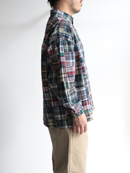 TETTY PULLOVER PATCH WORK LS SHIRT