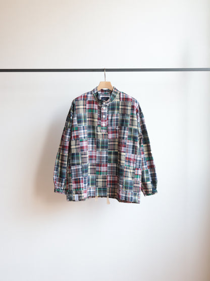 TETTY PULLOVER PATCH WORK LS SHIRT