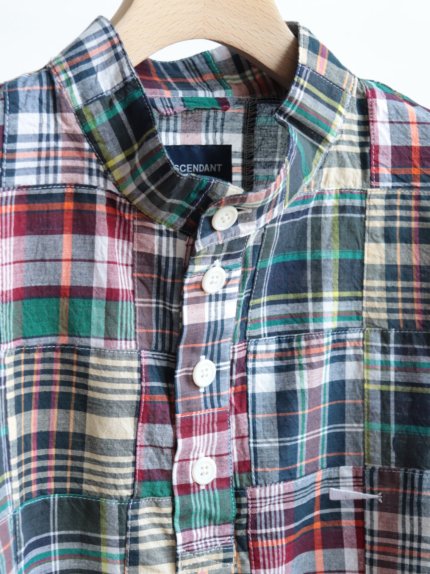 TETTY PULLOVER PATCH WORK LS SHIRT
