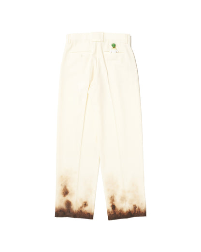 MUD-HAND-PAINTED TAILORED TROUSER