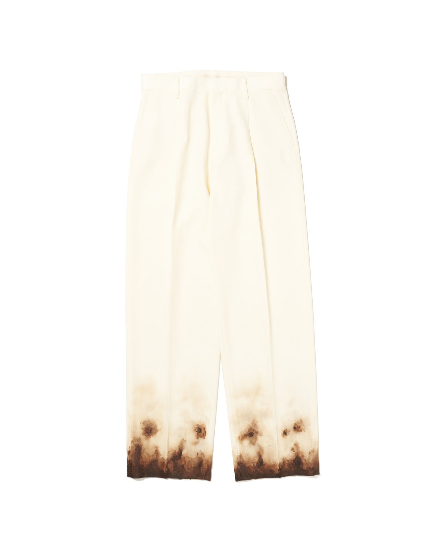 MUD-HAND-PAINTED TAILORED TROUSER