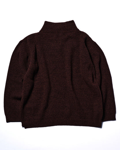 stand collar pullover