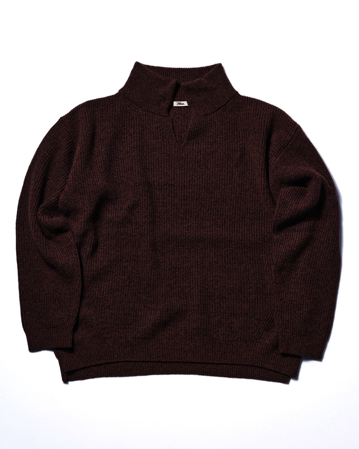 stand collar pullover