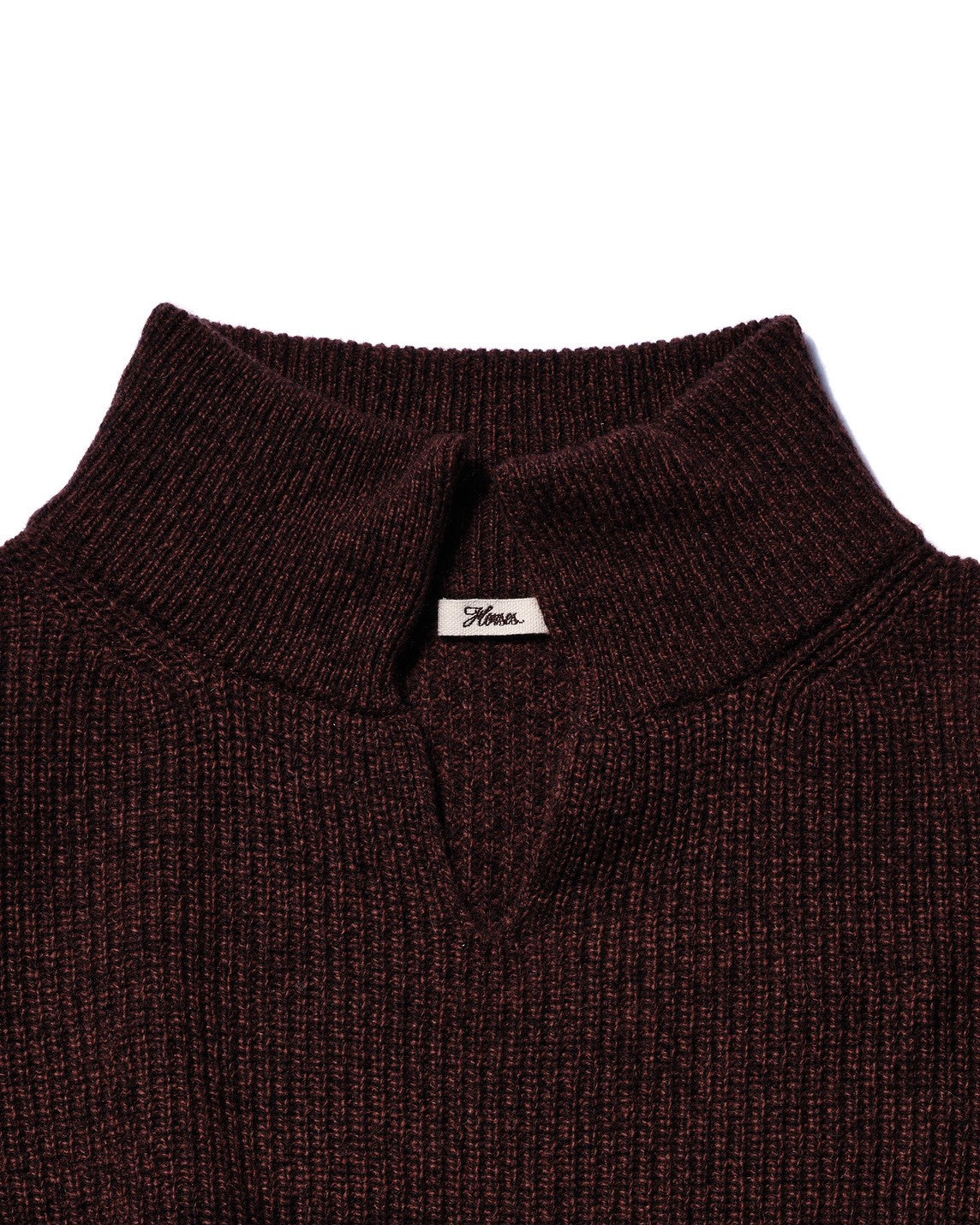 stand collar pullover