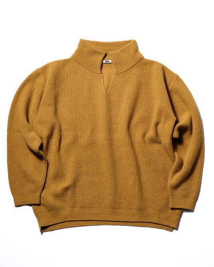 stand collar pullover