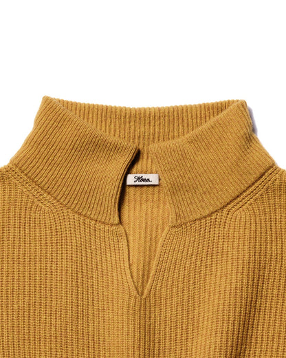 stand collar pullover
