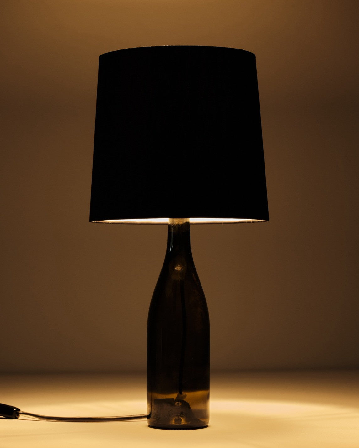 wine bottle lamp