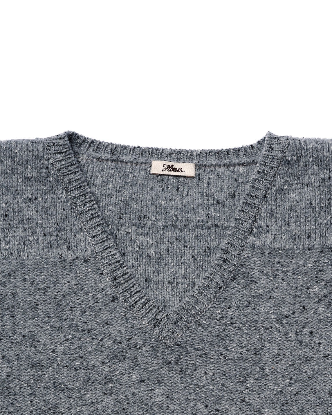 tweed v neck pullover