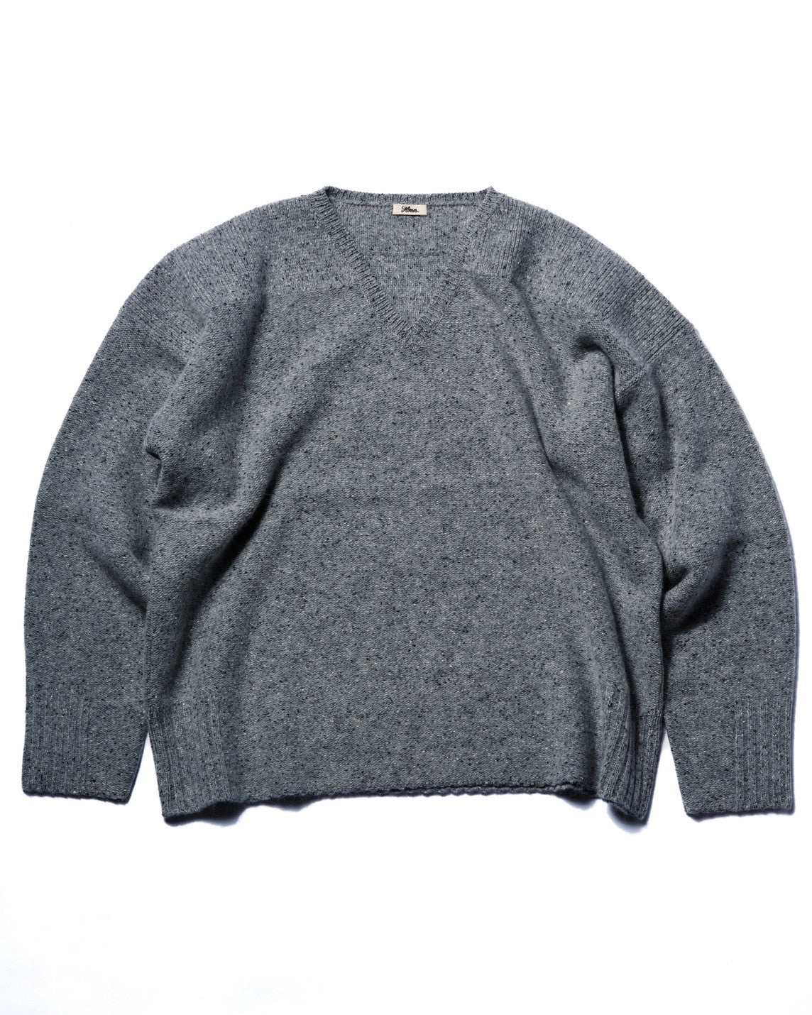 tweed v neck pullover