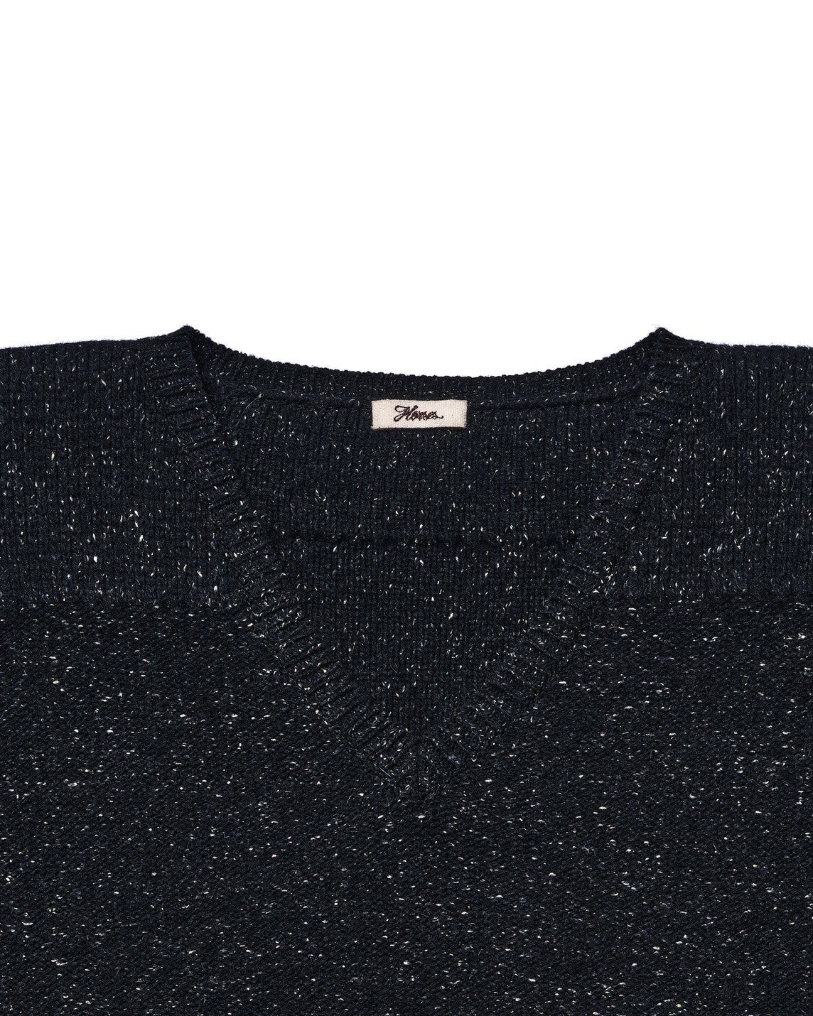 tweed v neck pullover