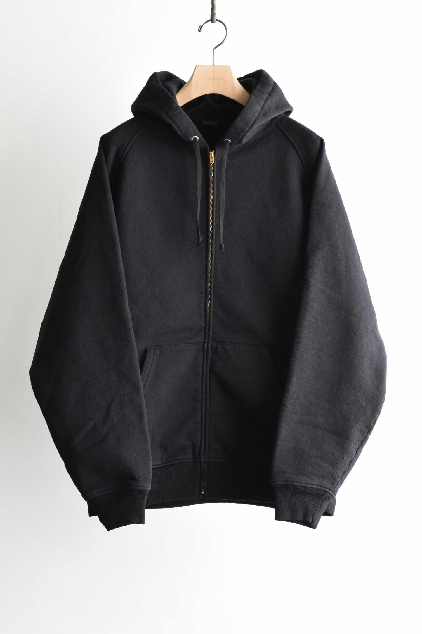 コットン裏毛 ジップパーカ