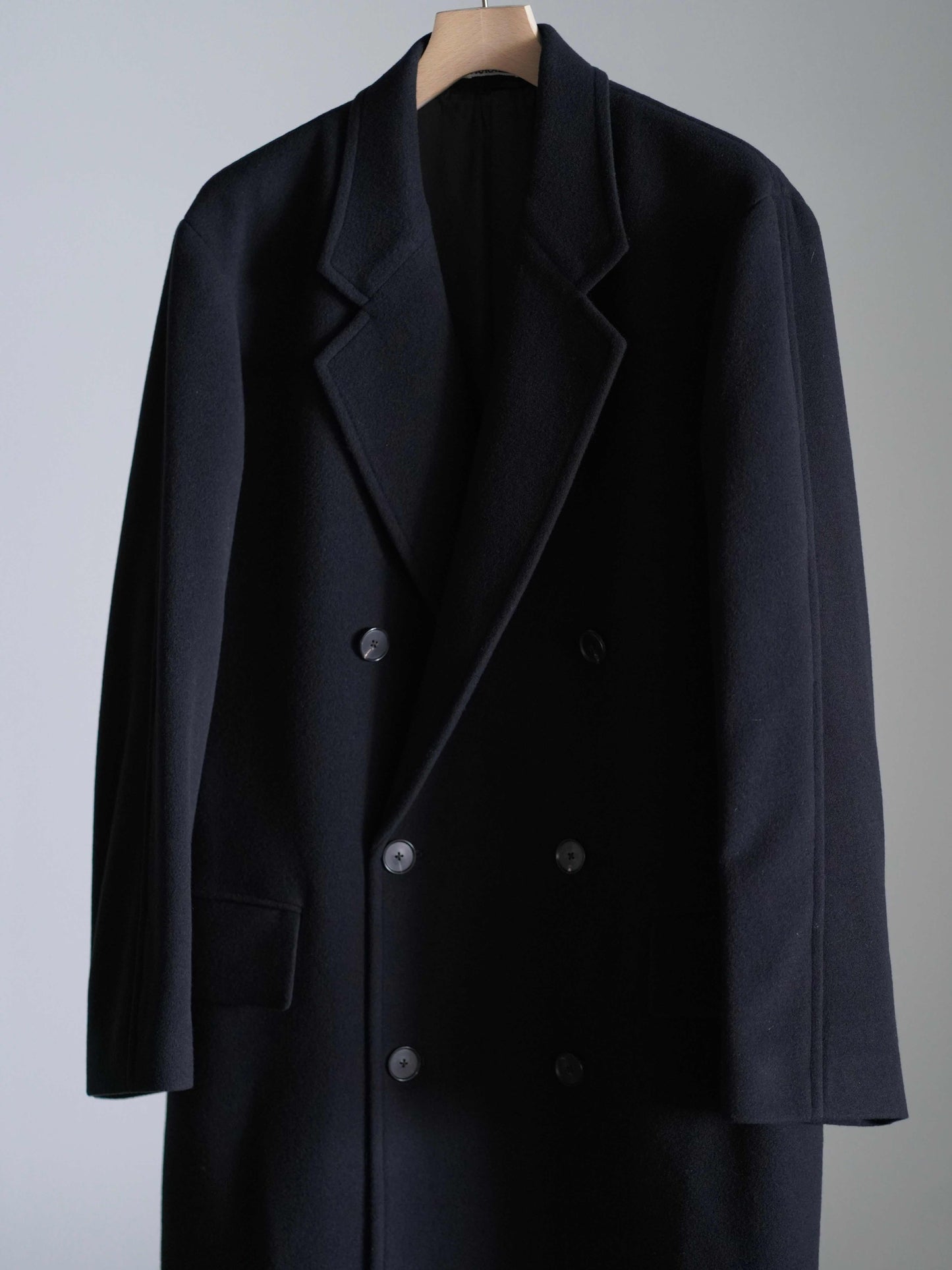 SUPER FINE WOOL MOSSER CHESTERFIELD COAT