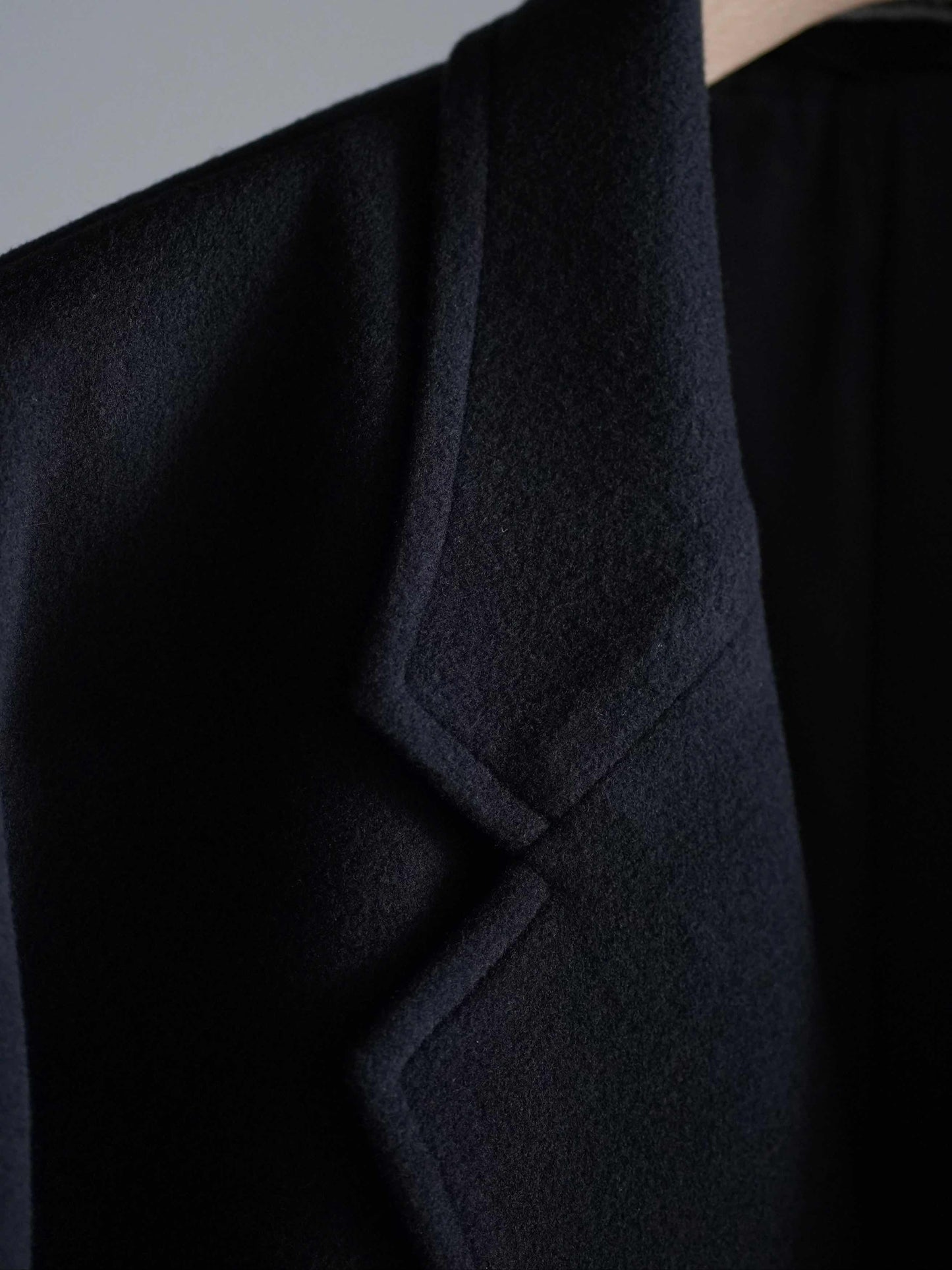 SUPER FINE WOOL MOSSER CHESTERFIELD COAT