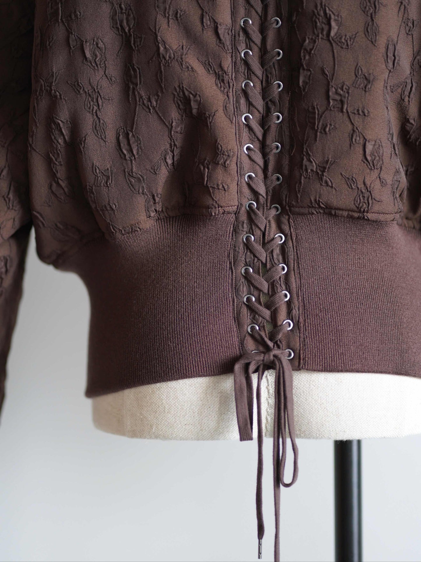 Floral jacquard bomber jacket