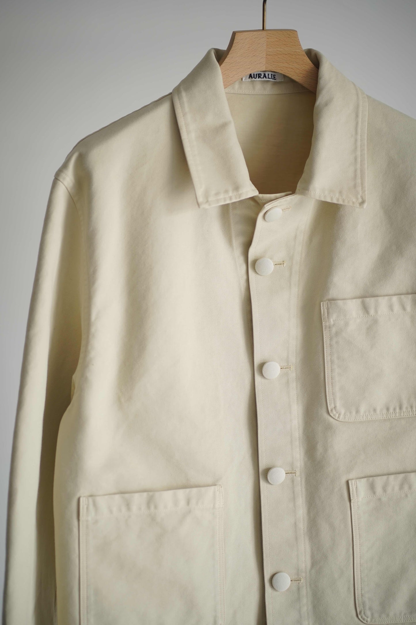 GARMENT-DYED ORGANIC COTTON HEAVY TWILL SHORT WORK JACKET