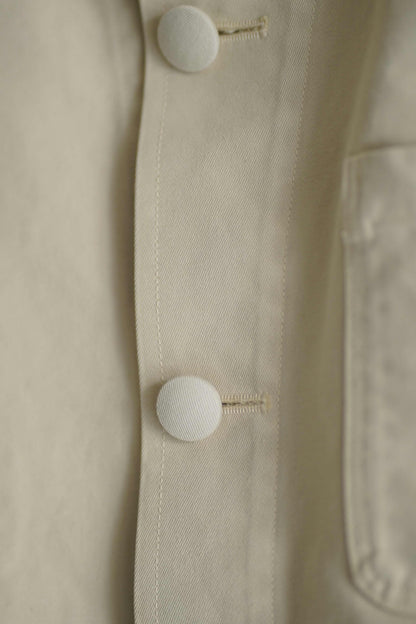 GARMENT-DYED ORGANIC COTTON HEAVY TWILL SHORT WORK JACKET