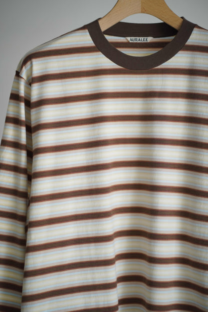 GRADIENT STRIPE JERSEY L/S TEE