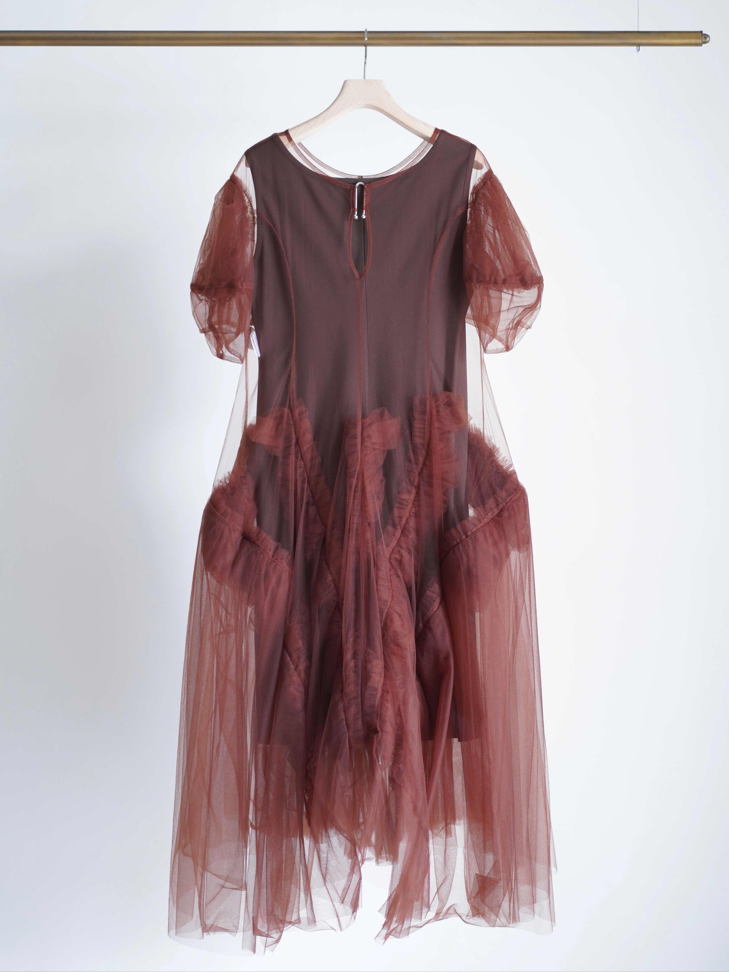 チュールワンピース