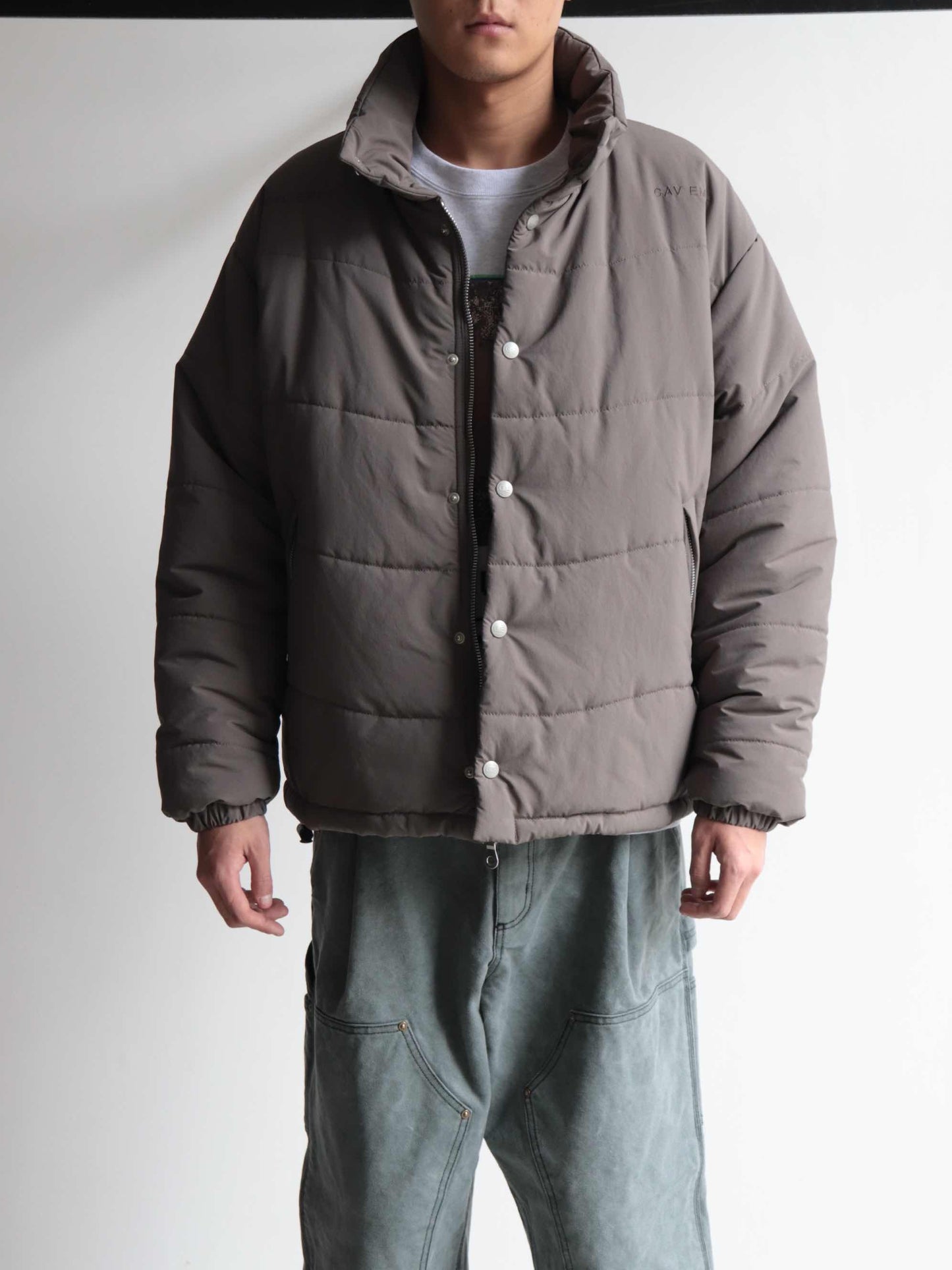 WAVE STITCH PUFF JACKET