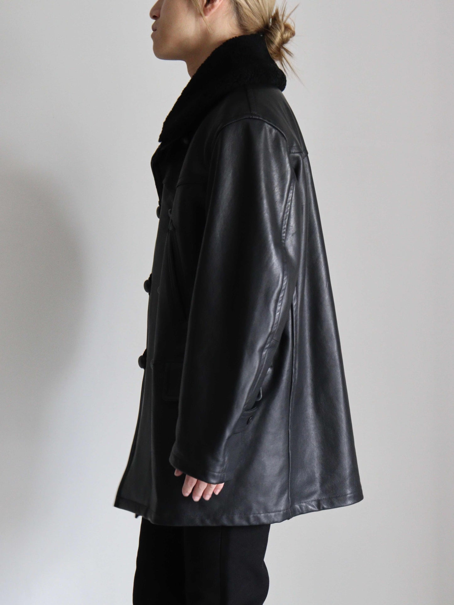 ラムレザー カナディアンコート