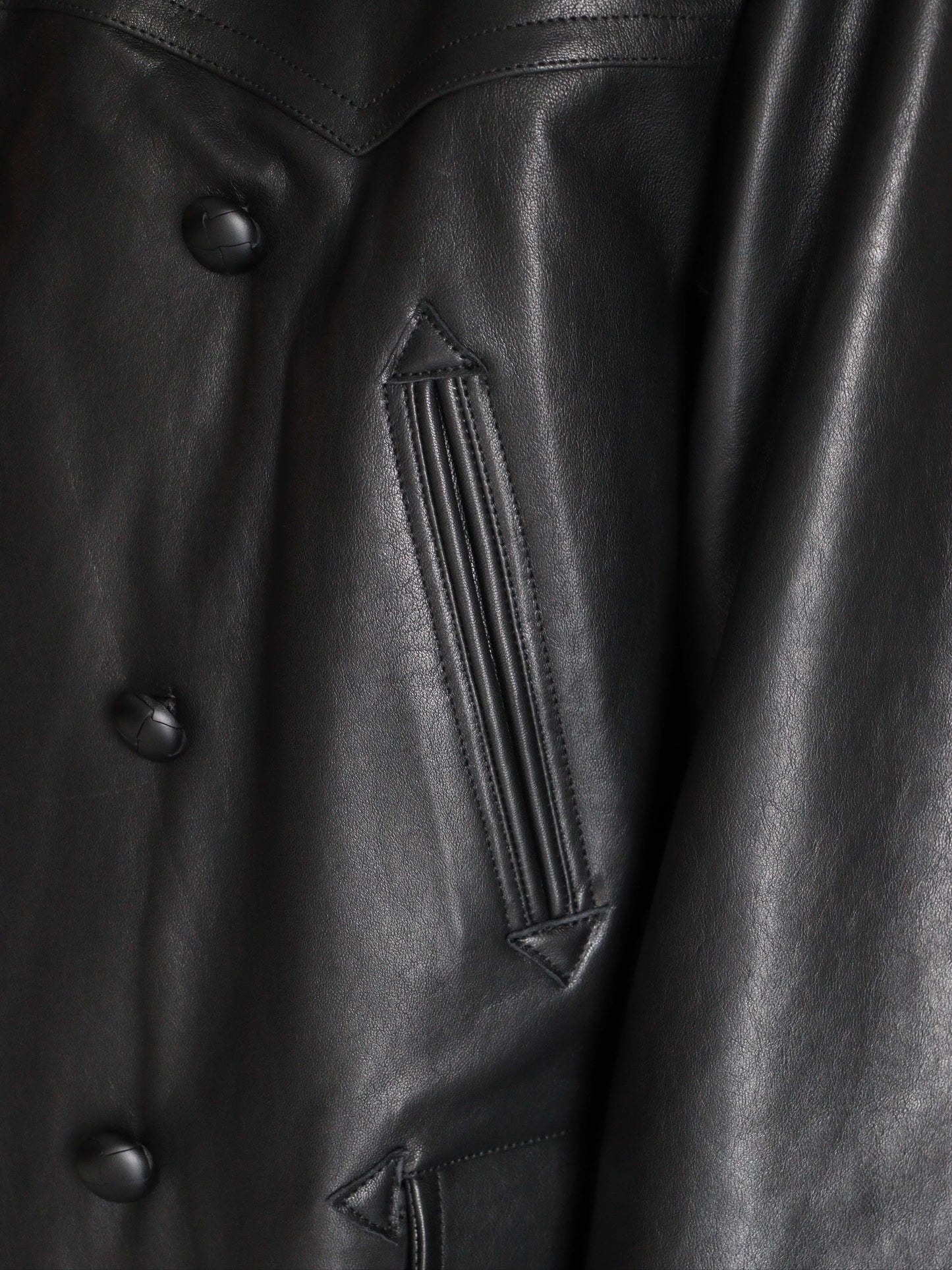 ラムレザー カナディアンコート