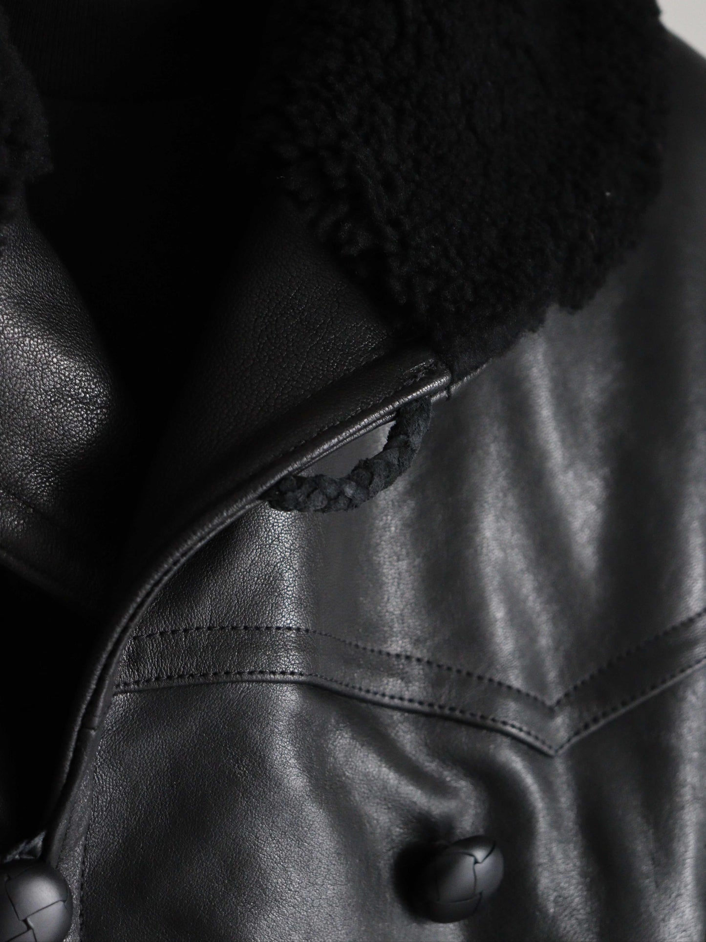 ラムレザー カナディアンコート