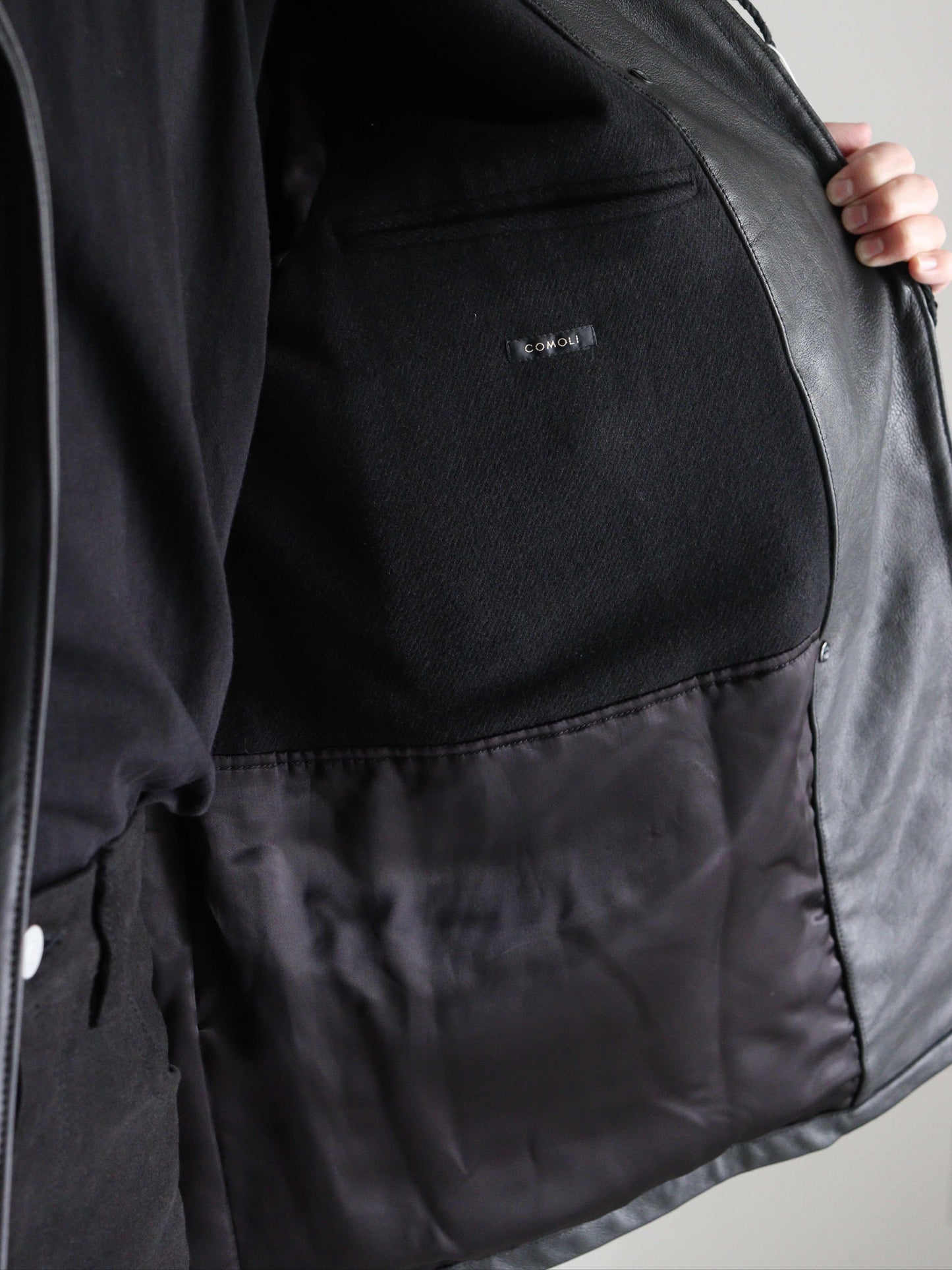 ラムレザー カナディアンコート