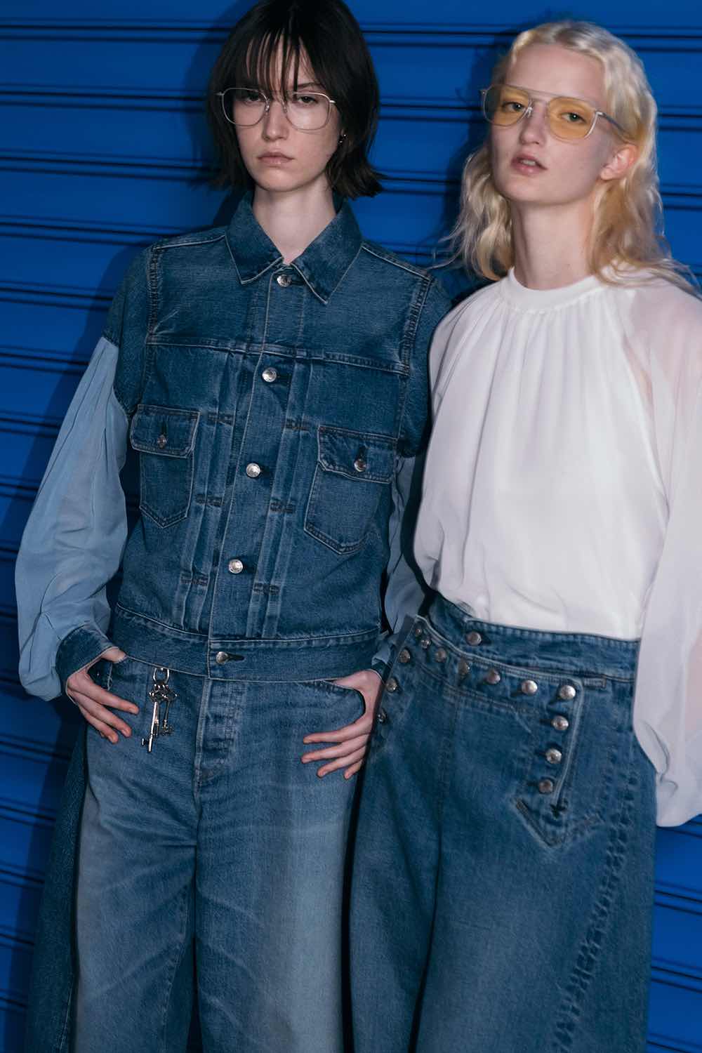 BALLOON SLEEVE DENIM JACKET TYPE 2 / REGULAR FIT(SHEER SLEEVE)