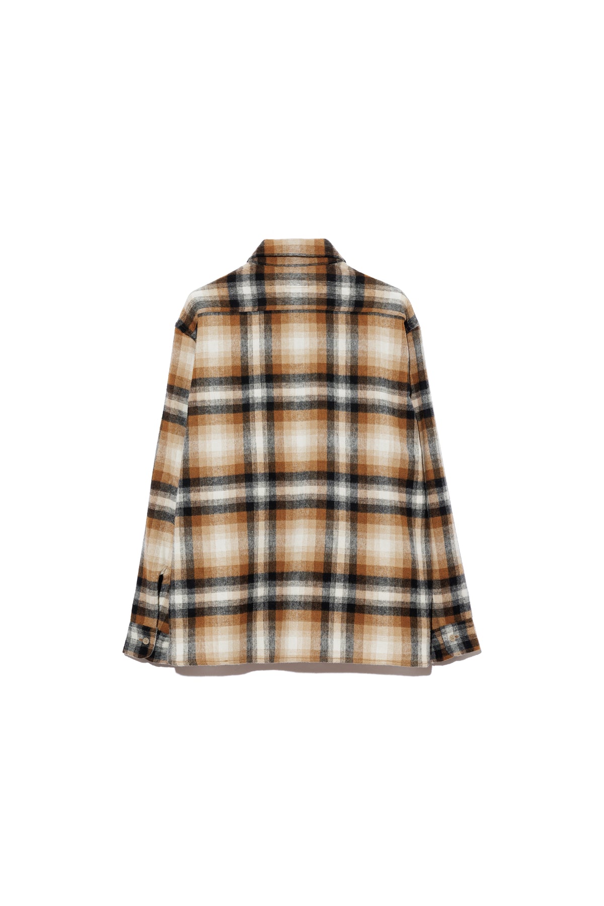 US2583 / LONG SLEEVE WOOL CHECK SHIRT