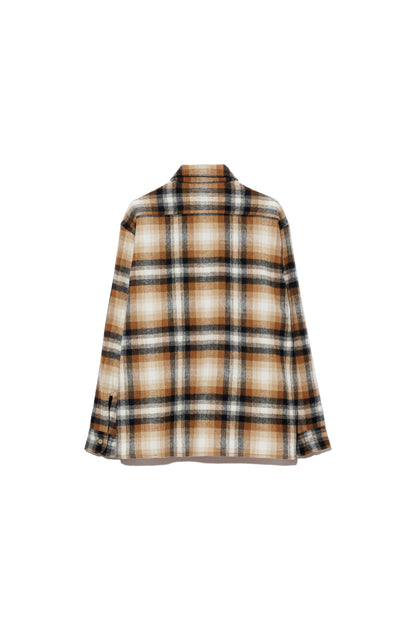 US2583 / LONG SLEEVE WOOL CHECK SHIRT