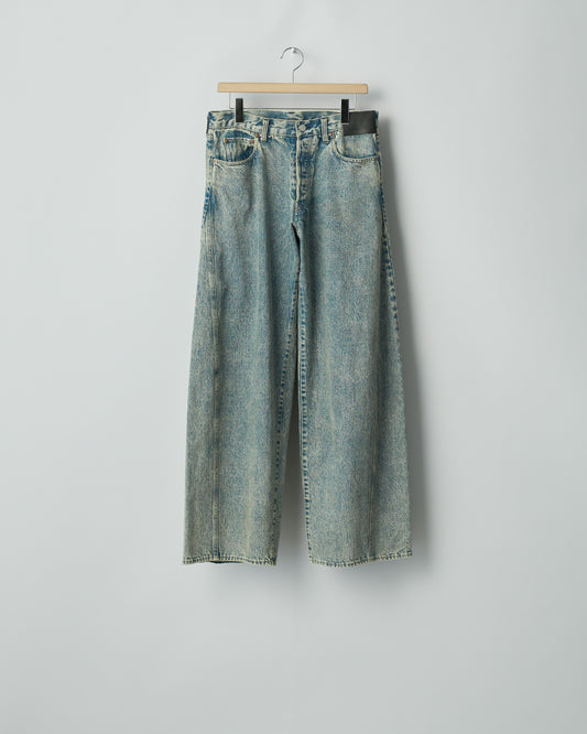 DEFORMATION WIDE DENIN JEANS