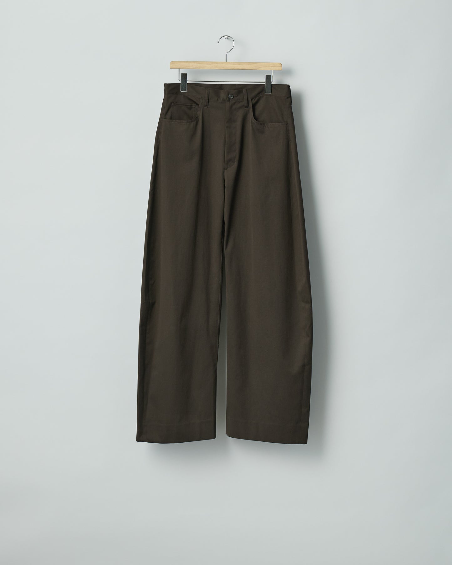 COTTON SATIN ROUND PANTS