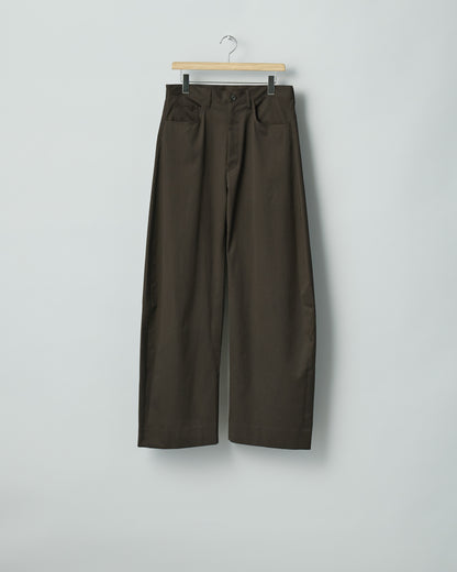 COTTON SATIN ROUND PANTS