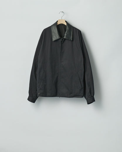 SULFUR DYED BRUSHED CHINO ZIP JACKET