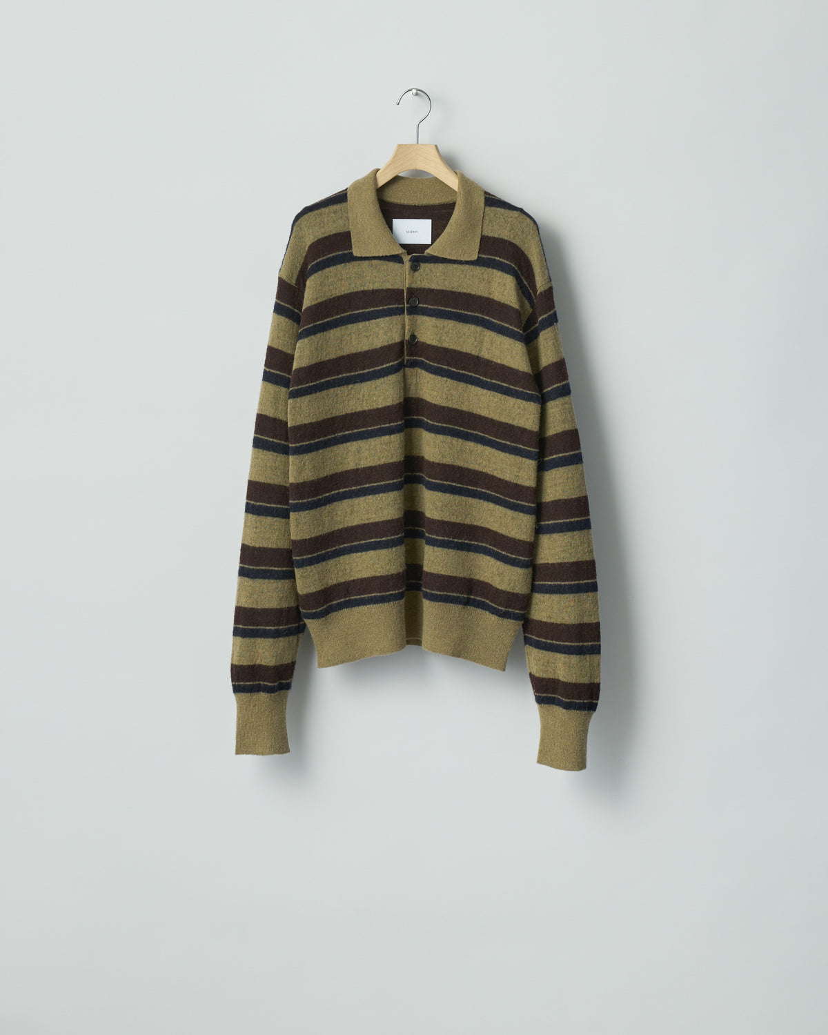 ssstein | W/AL/NY KNIT STRIPE POLO LS – イデアル公式オンラインショップ