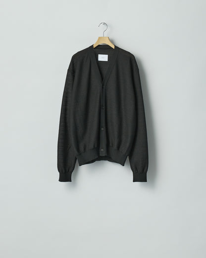 SLUB COTTON KNIT CARDIGAN